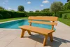TPFGarden GARTENBANK Drieburg 2-Sitzer 120cm aus Kiefer Produktbild-Vorschau 5