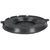 A black circular carbon filter for a kitchen hood. Produktbild-Vorschau