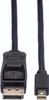 VALUE DisplayPort Kabel, DP ST - Mini DP ST, schwarz, 1 m Produktbild-Vorschau 3