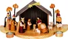 Kerzenhalter Christi Geburt natur Teelicht Höhe= 20cm NEU Produktbild-Vorschau 2