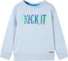 Kinder-Sweatshirt Hellblau Melange 104 11970 Produktbild-Vorschau 1