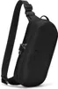 A black sling bag is shown against a white background. Anteprima dell’immagine prodotto