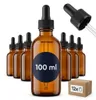 gouveo 6er Set Pipetten-Flaschen 100 ml aus Braunglas - Produktbild-Vorschau 1
