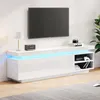 STILVORA Lowboard mit LED-Beleuchtung,TV-Schrank TV-Regal Produktbild-Vorschau 3