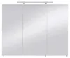 Spiegelschaaf Möbelpartner Dorina, 100 x 16 x 75 cm, wit, Productafbeelding-voorbeeld 4