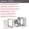 DUR-line Antennendose 3-Loch für Unterputz & Aufputz | Produktbild-Vorschau 2