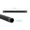 A black flexible hose with measurements indicated. Produktbild-Vorschau