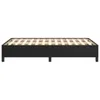 The Living Store Bettgestell Schwarz 120x190 cm Kunstleder Produktbild-Vorschau 6