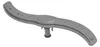A grey dishwasher spray arm against a white background. Produktbild-Vorschau