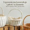 Creative Home Mały Koszyczek Wiklinowy z rączką | 22x22x26 Podgląd zdjęcia produktu 6