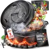 grillas® Set forno olandese 9 litri / pentola con piedini Anteprima dell’immagine prodotto 1