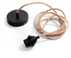 Raccord câble coton marron 250x4x4cm Voir les images du produit 6