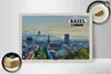 Holzschild Reise Basel Schweiz Skyline Architektur 30x20cm Produktbild-Vorschau 2