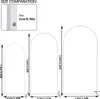 WISFOR 3er Set Hochzeitsbogen Metall, DIY dekorative Garten Produktbild-Vorschau 7