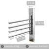 ELMOWO - Edelstahl Handtuchhalter ohne Bohren 4-armig - Produktbild-Vorschau 6