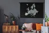 MuchoWow® Wandteppich Wandbehang Karte - Europa - Geld Produktbild-Vorschau 5