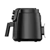 A side view of a black Midea air fryer on a white background. Produktbild-Vorschau
