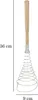 Schneebesen Eierquirl Schneebesen Springstab Holz Edelstahl Produktbild-Vorschau 5