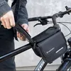 Wozinsky Bike Frame Bag Waterproof Phone Case 1.5L Black Voir les images du produit 9