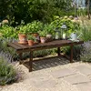 Relaxdays Gartenbank, 2-Sitzer, Terrasse, Balkon, ohne Produktbild-Vorschau 5