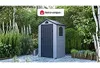 Gartenhaus aus grauem Harz - CESIO - 1.39m² Produktbild-Vorschau 9