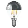 A single LED filament light bulb with a mirrored top, shown against a white background. Produktbild-Vorschau
