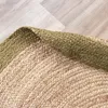 Volero - Tapis en jute - Fair Rond Naturel/Vert - Ø 100 cm Voir les images du produit 3
