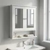 Wisząca szafka łazienkowa z lustrem LUMA, 56 x 13 x 58 cm Podgląd zdjęcia produktu 9