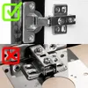 10x Scharnier Reparaturplatte 90x90 mm Möbel Schrank Produktbild-Vorschau 10