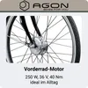 Agon Assist E-Bike City dusty blue Produktbild-Vorschau 5