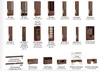 Exklusive Braune Büroschrank Massivholz Luxus Möbel Regale Produktbild-Vorschau 1