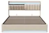 INONEFT čalúnená posteľ 160x200 cm s hydraulickým systémom Náhľad obrázku produktu 11