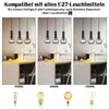 ZMH Závesná lampa do obývačky závesná lampa sklenená 3 Náhľad obrázku produktu 3