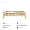 Need Sleep Montessori Bett Kinder Kinderbett 90x180 cm mit Produktbild-Vorschau 5
