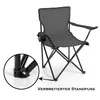 BigDean 2X Faltstuhl DUNKELGRAU Campingstuhl Anglerstuhl Produktbild-Vorschau 5