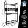 ALL Premium Reifenregal 180x110x40cm schwarz – stabiles Produktbild-Vorschau 7