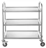 Carrello di servizio in acciaio inox, 2 ripiani Anteprima dell’immagine prodotto 4