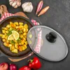 Kuketo | Glasdeckel 30 cm mit Dampfaustrittsloch & Produktbild-Vorschau 3