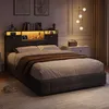 INONEFT Boxspringbett Stauraumbett 140x200 cm mit Produktbild-Vorschau 8