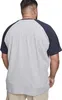 Urban Classics - RAGLAN Contrast T-Shirt grau / navy - XXL Podgląd zdjęcia produktu 9