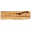vidaXL Tischplatte 100x20x3,8 cm Baumkante Massivholz Raues Produktbild-Vorschau 4