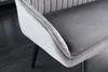 riess-ambiente Sitzbank TURIN 160cm silbergrau Samt schwarz Produktbild-Vorschau 5