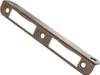 A single bronze-colored metal door lock strike plate is shown against a white background. Produktbild-Vorschau