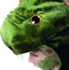 Detailaufnahme der Dino-Kapuze mit großen Augen und weißen Zähnen. Produktbild-Vorschau