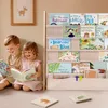 Caveen Kinder Bücherregal 5 Ebenen, Holz Kinderregal mit Produktbild-Vorschau 4