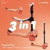 Kinder Roller Kinderscooter Dreiradscooter mit LED Räder Produktbild-Vorschau 11