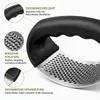 Edelstahl Knoblauchpresse mit ergonomischem Griff – leicht Produktbild-Vorschau 4
