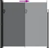 vidaXL Seitenmarkise Ausziehbar Schwarz 200x500 cm Produktbild-Vorschau 5