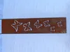 Edelrost Sichtschutz Wand Schild Schmetterling 3D, Produktbild-Vorschau 5