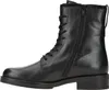 A side view of a black leather boot. Produktbild-Vorschau